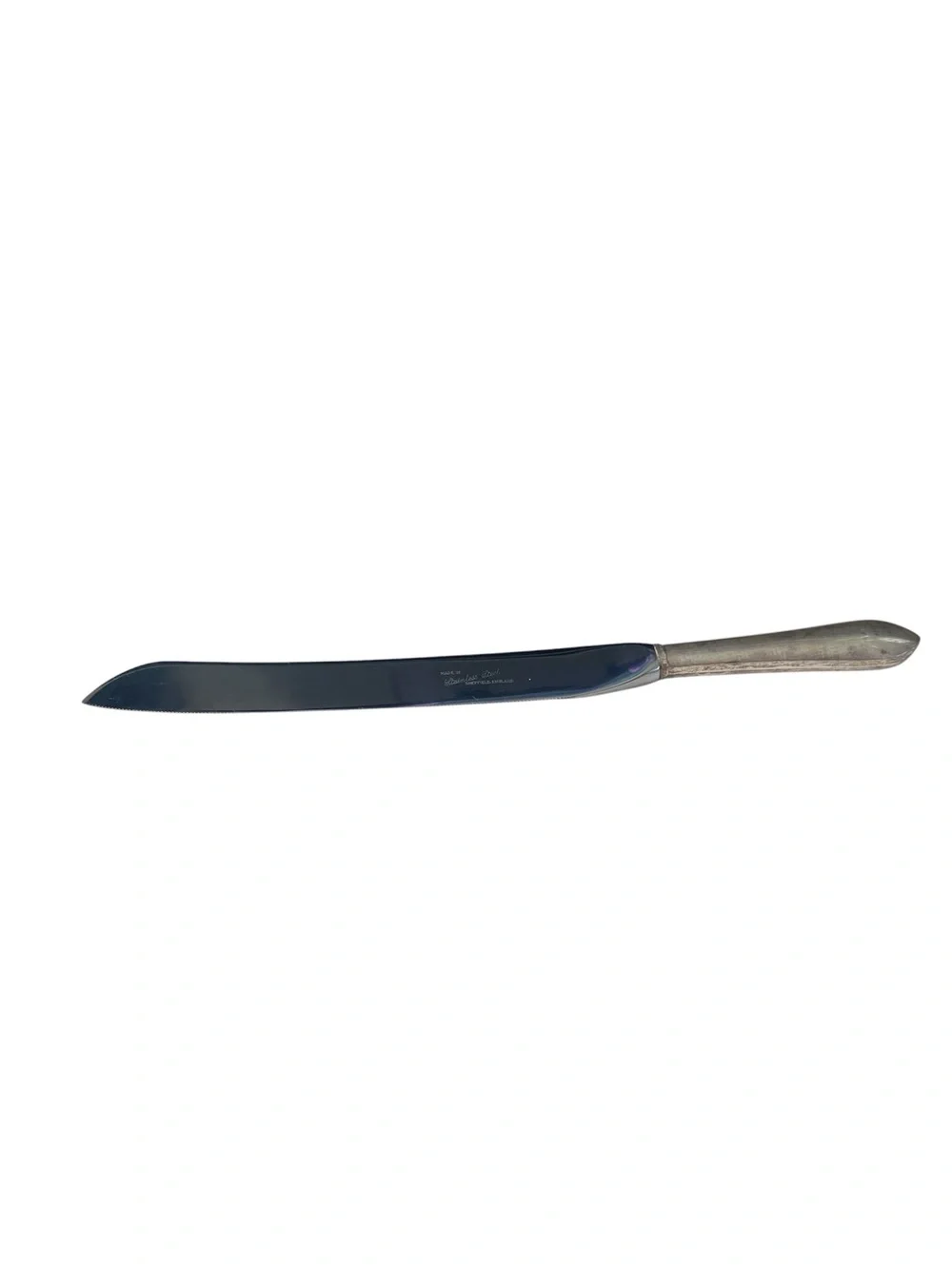 Vintage Sheffield England Sterling Handle Stainless Cake Knife